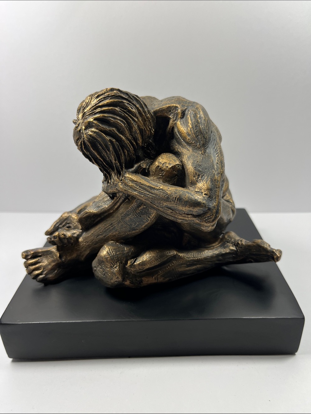 "When I Was Naked" miniature replica by Timothy Schmalz